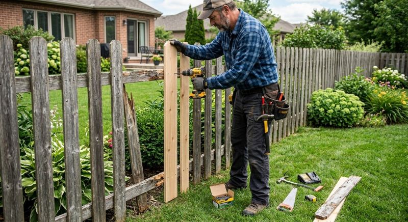 Wooden Picket Fence Service