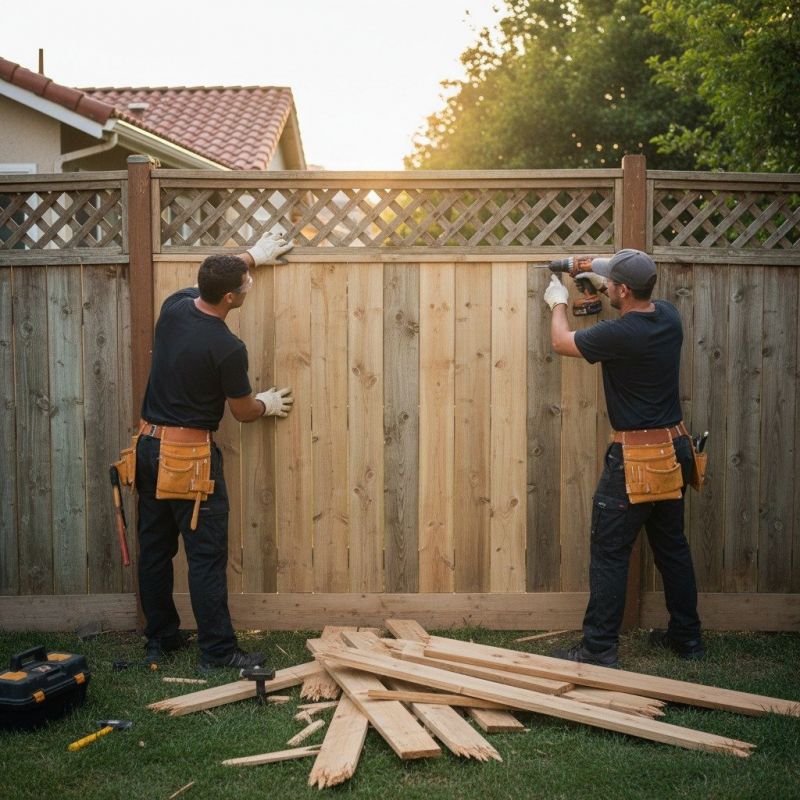 Wooden Picket Fence Service