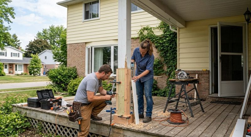 Deck Column Repair in Seattle, WA