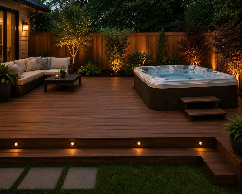 Hot Tub Deck Construction in Fairfield County, CT